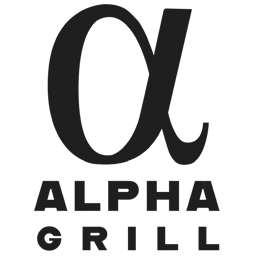 Alpha Grill Brühl logo.
